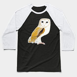 Barn Owl Baseball T-Shirt